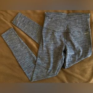 NWOT Jockey Heather Blue Speckled Running Leggings - S